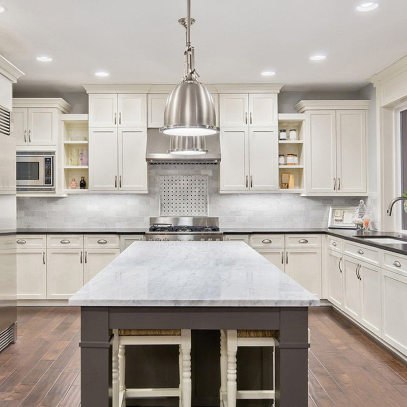 Antique White Shaker Kitchen Cabinets - Riley & Higgs