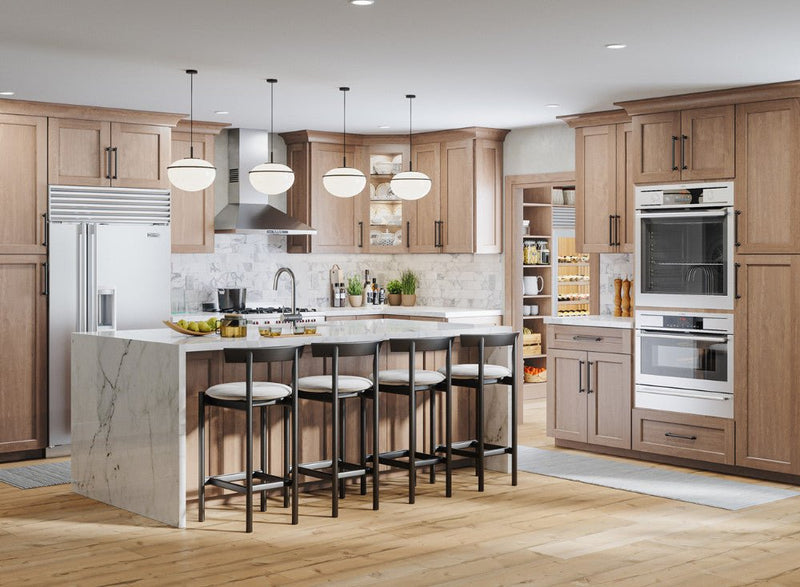 Toffee Shaker Kitchen Cabinets - Riley & Higgs