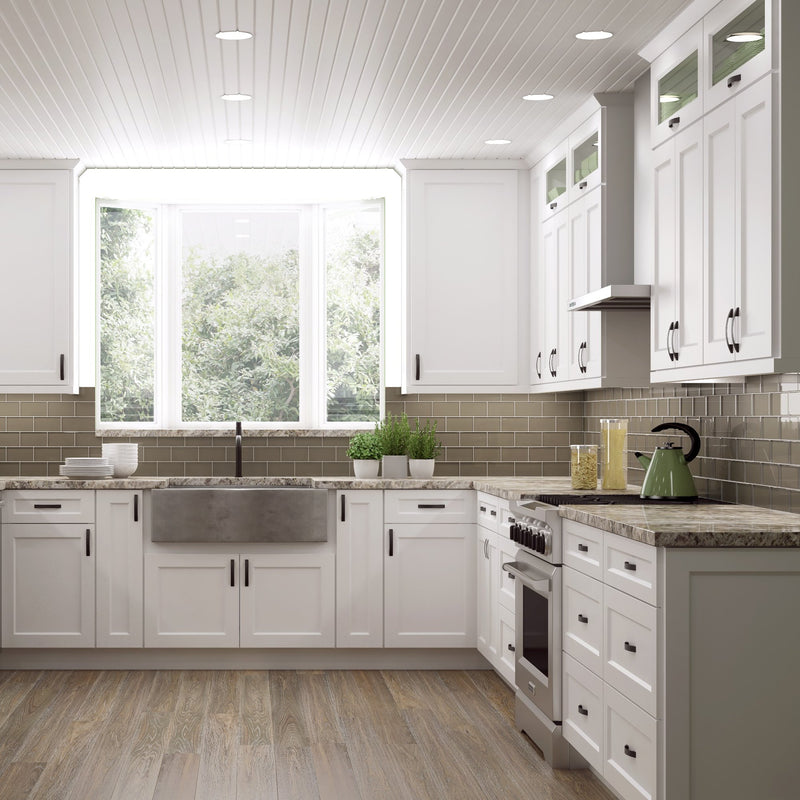 White Shaker Kitchen Cabinets