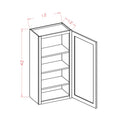Classic White 12"W X 42"H Wall Cabinet