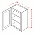 Honey Shaker 15"W X 30"H Wall Cabinet