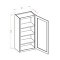 Classic White 21"W X 42"H Wall Cabinet