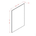 Classic White 23 1/4"W X 34 1/2"H Base Skin Panel