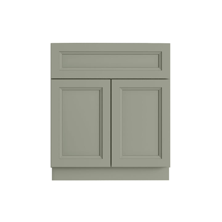 Sage Green 30" Bathroom Vanity Sink Base