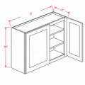 Honey Shaker 27"W X 30"H Wall Cabinet