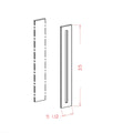 Classic White 5 1/2 X 35 Filler Overlay