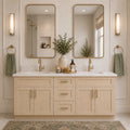 Honey Shaker 60" Double Sink Bathroom Vanity Combo w/ Drawers