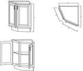 Natural Shaker 24" Base End Angle Cabinet