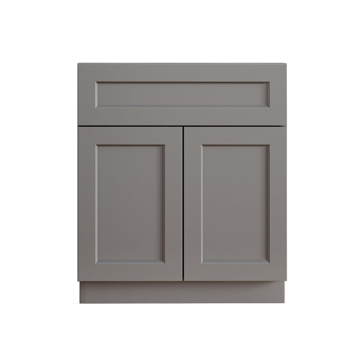 Grey Shaker 24 Inch Single Sink Bathroom Vanity