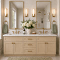 Honey Shaker 72" Double Sink Bathroom Vanity Combo w/ Drawers