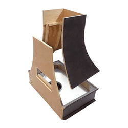 Hood With Curved Strapped Front and Block Trim - 30", 36", 42", 48", 54" and 60" Widths Available