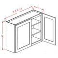 Sage Green 24"W X 42"H Wall Cabinet