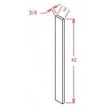 Classic White 3"W X 42"H Base & Wall Filler