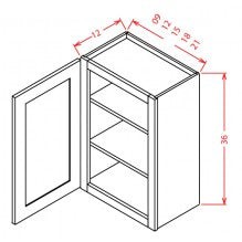 Sage Green 21"W X 42"H Wall Cabinet