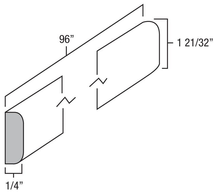 Natural Shaker 8' Batten Molding