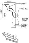 Toffee Shaker 8' Crown Molding