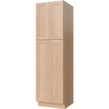 Toffee Shaker 24" x 90" Pantry Cabinet