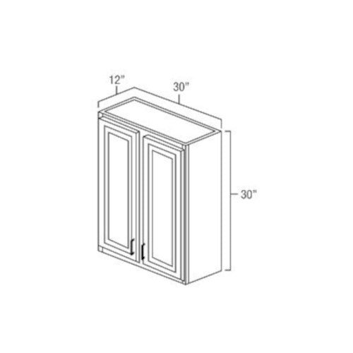 Toffee Shaker 30" x 30" Wall Cabinet