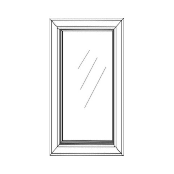 Toffee Shaker 33" X 36" Glass Door (Textured Glass) - 2 Doors