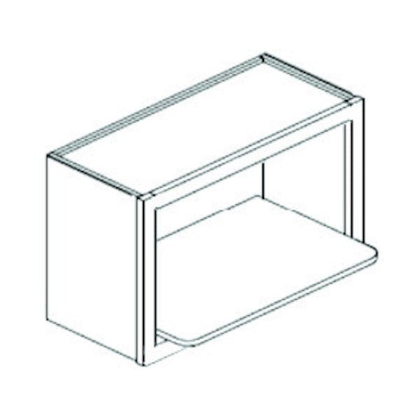 Toffee Shaker 30" X 18" X 17 3/4" Microwave Open Shelf