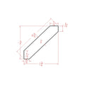 Classic White 1-13/16"D X 1-3/4"H X 96"W Angle Crown Molding