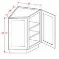 Honey Shaker 24" Angle Base Cabinet
