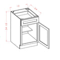 Sage Green 12" Base Cabinet