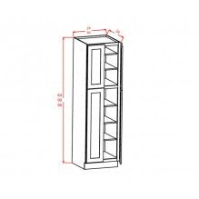 Saddle Brown 30"W X 90"H Wall Pantry