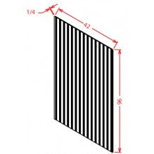 Dove Shaker 42"H X 96"W Finished Bead Board Plywood Panel