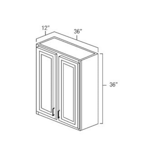 Espresso Shaker 36" x 36" Wall Cabinet