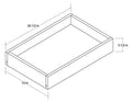 Sage Green Shaker 15" Roll Out Tray