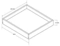 Sage Green Shaker 27" Roll Out Tray